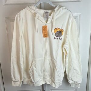 NWT Pusheen Box Exclusive Hoodie Sweatshirt size medium Let's Roll zip jacket
